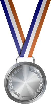 Silver Medal, Medal Awards trophy